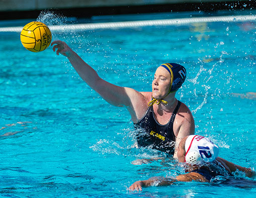 UC Davis water polo player Noelle Wijnbelt