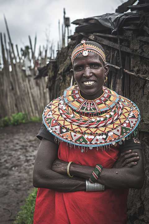 Portrait of Samburu woman