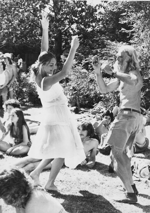 Whole Earth Festival dancers, 1980