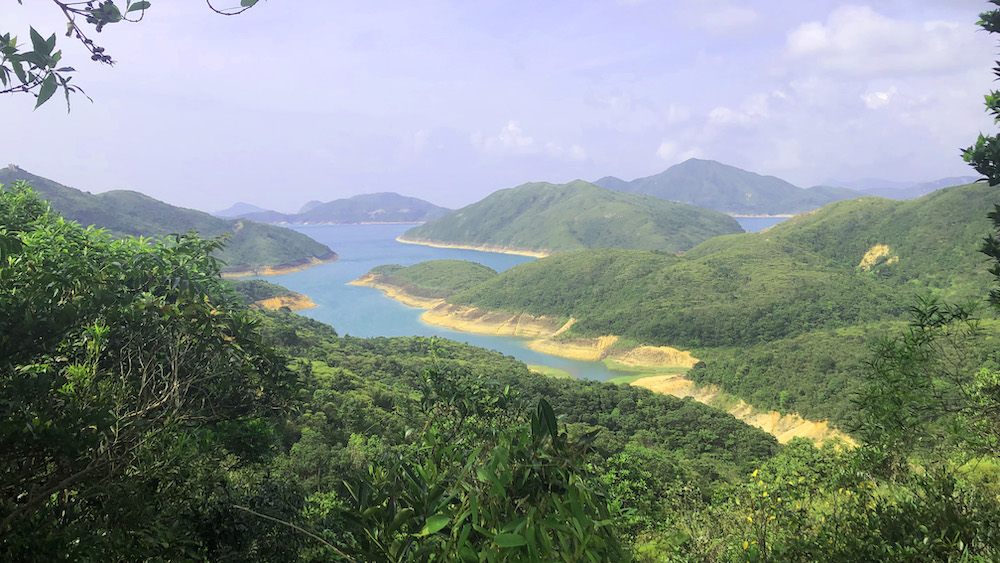 A breathtaking view during a hike to Sai Wan beach.