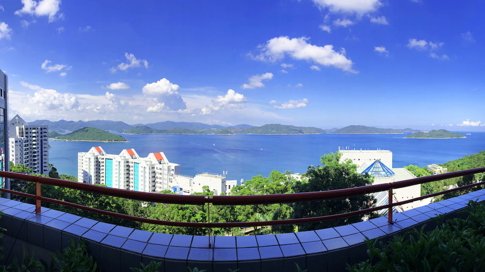 A stunning view of Clear Water Bay from our campus. 