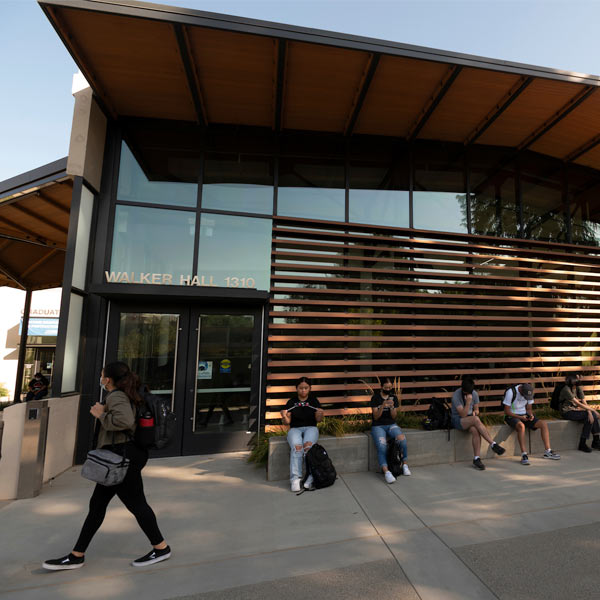 Exterior view of Walker Hall, the home of UC Davis Graduate Studies