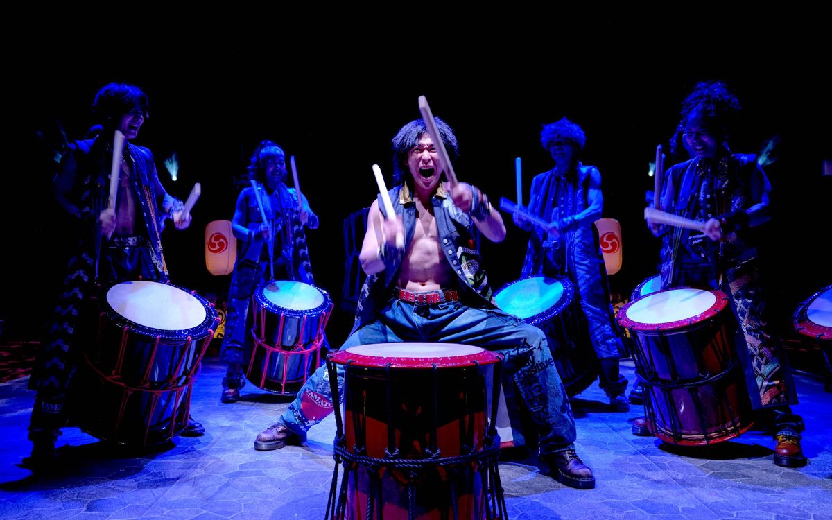 Yamato's drum performance (Courtesy of the Mondavi Center for the Performing Arts)