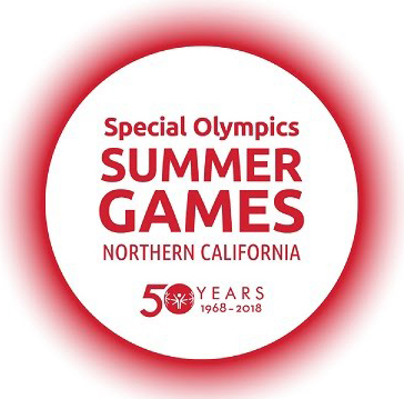 Special Olympics Northern California 50-year logo, red circle