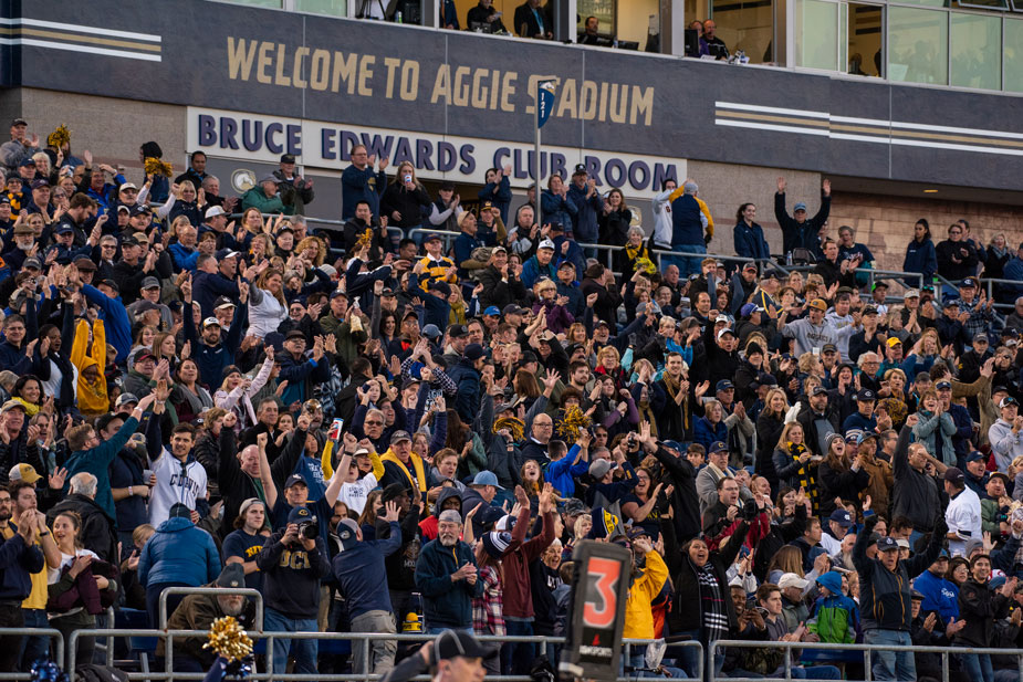 Crowd at Aggie Stadium