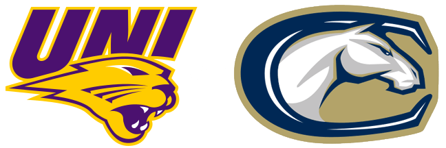 Northern Iowa Panther logo and UC Davis C-Horse logo