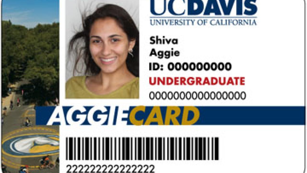 Photo: Student AggieCard (front)
