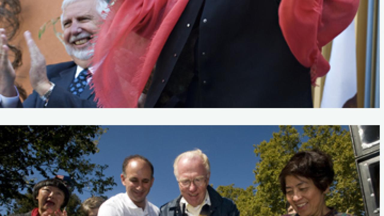 Margrit Biever Mondavi; and  Mariko Yamada, Steven Greenfield,  Larry Vanderhoef and Ruth Asmundson.