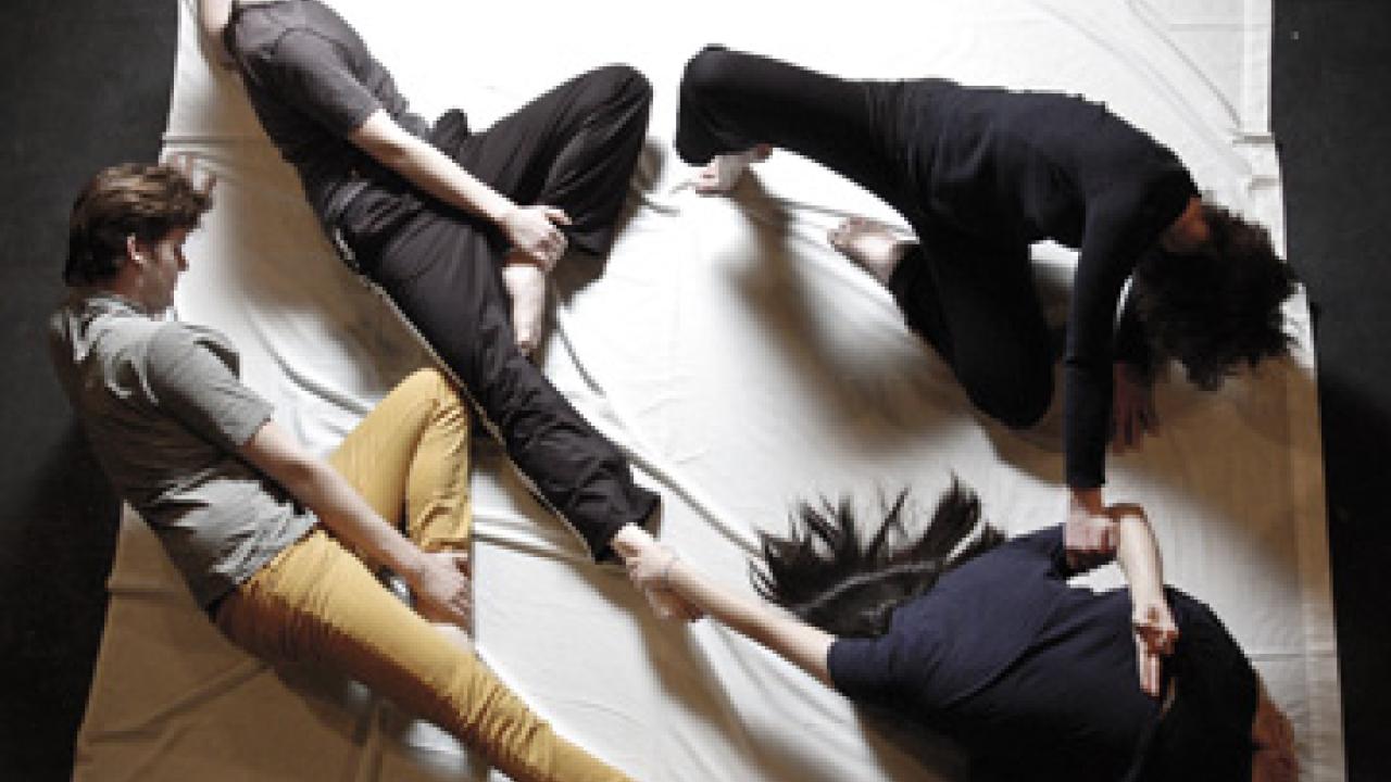 I, Saint John, the Speaker: Tyler Eash (the choreographer), Will Spindler, Jacqueline Huff and Baote Wen