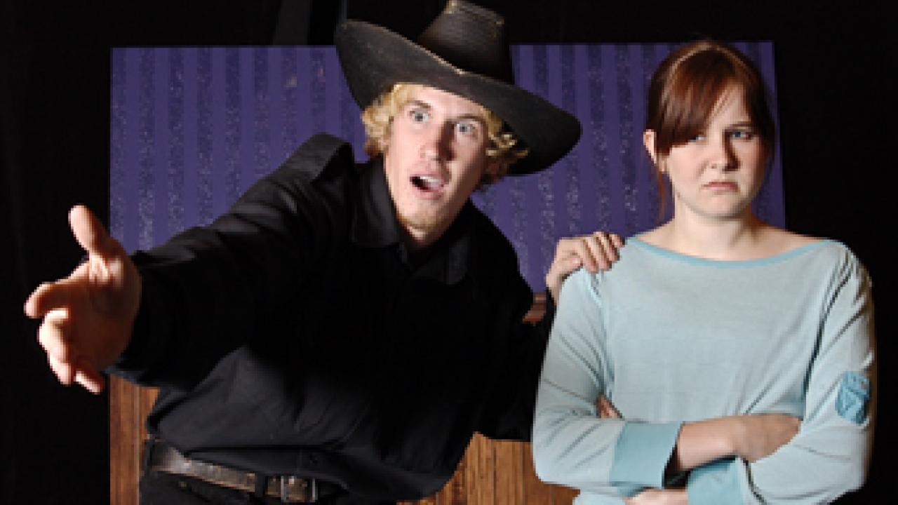 Kyle Robinson and Amber Nolan in "When Marcelli Met the Dream Maker."