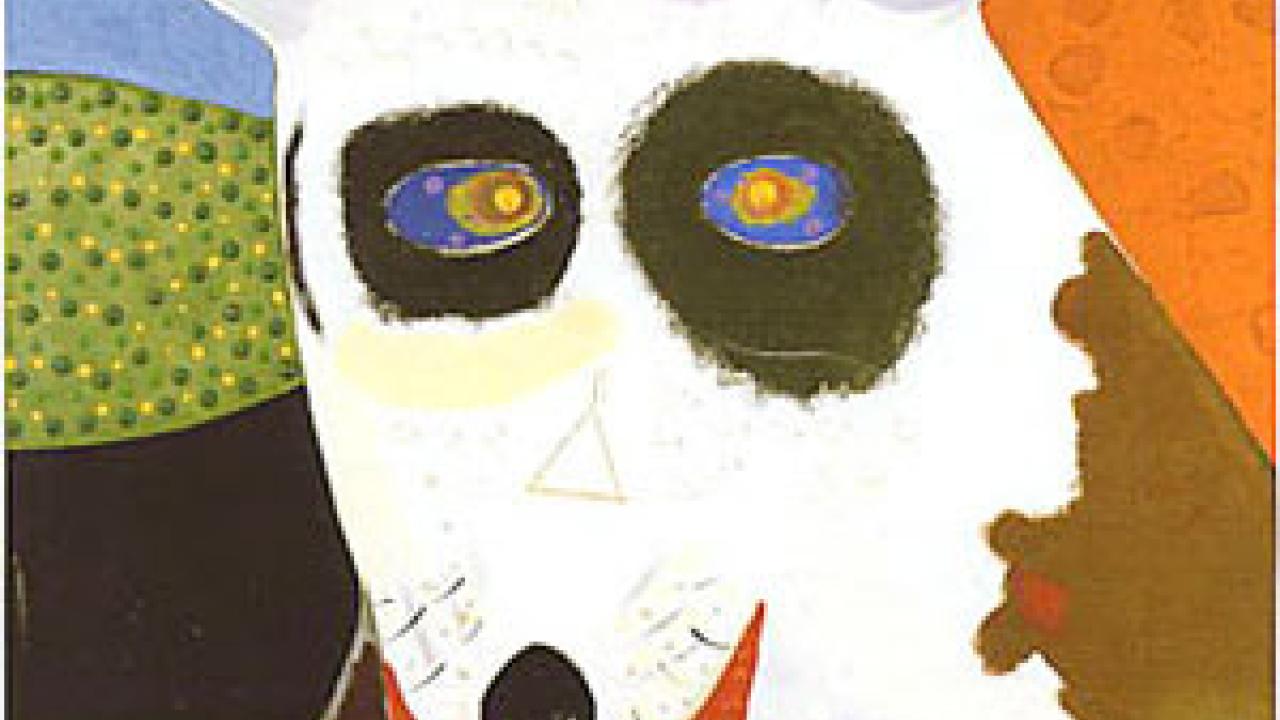 Roy De Forest's <i>Fred</i>, 1978, varnished polymer on canvas, 30 inches by 30.5 inches.