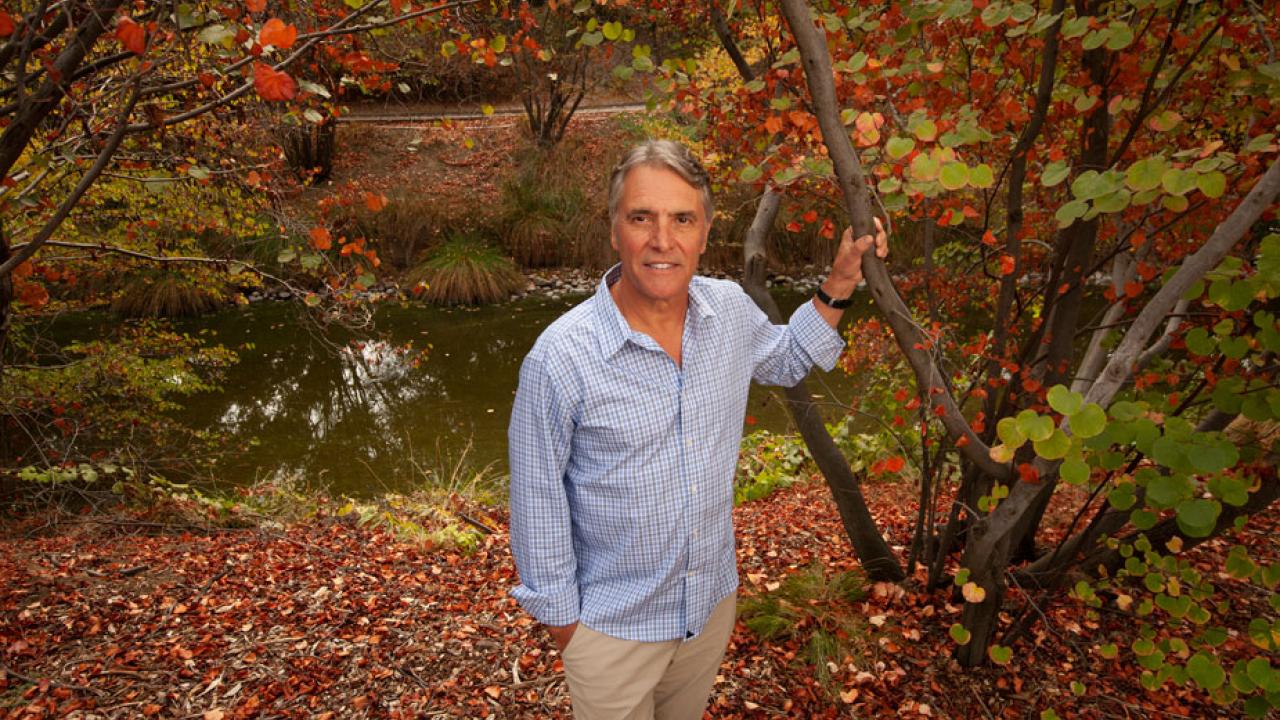 John Eadie, along the Arboretum Waterway