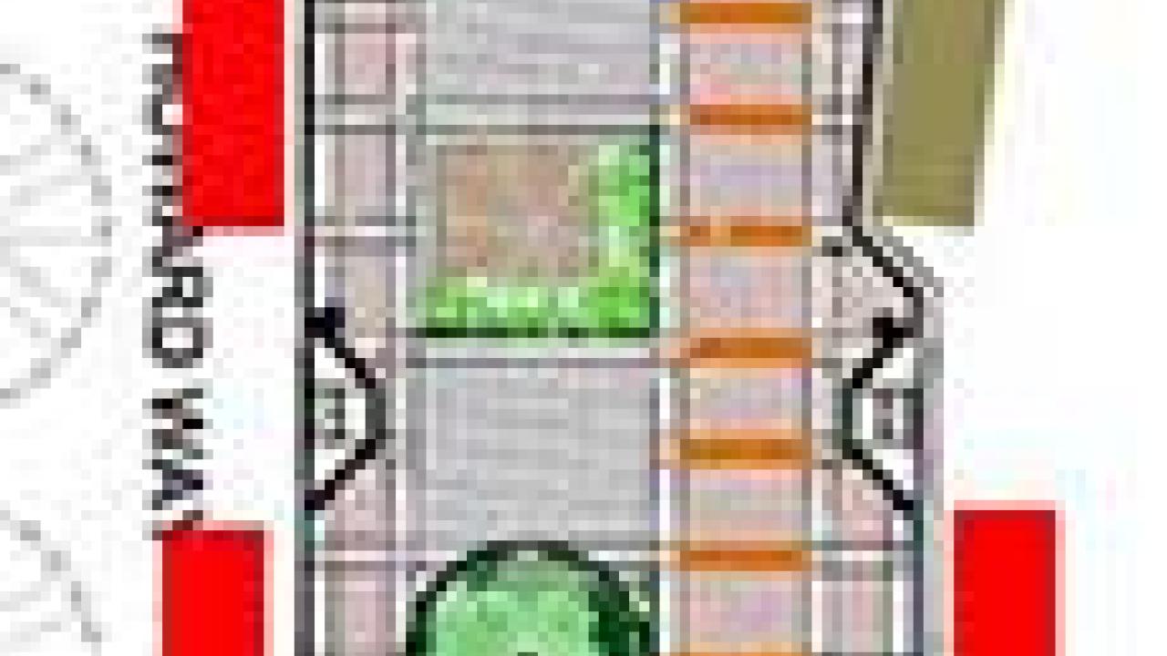 Graphic: Drawing of new Memorial Union bus terminal (cropped)