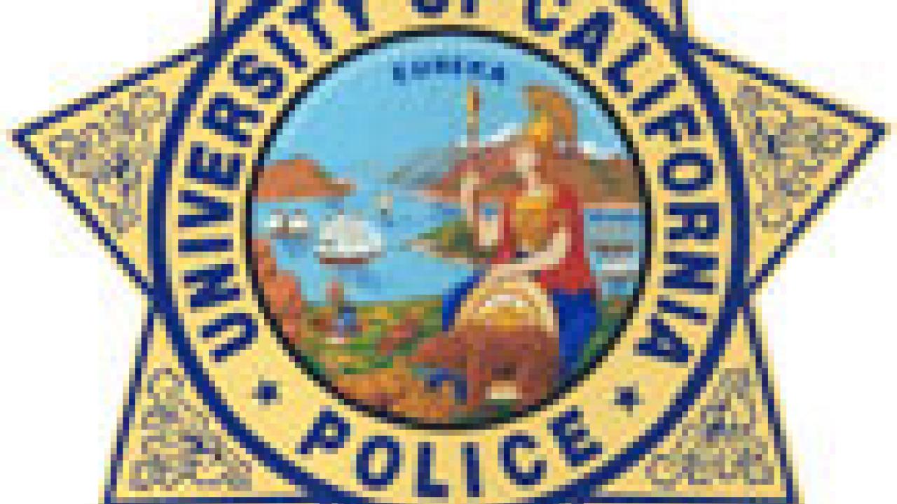 Image: UC Davis police badge
