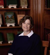 Woman seated in portrait