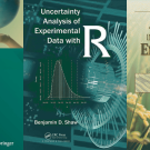 3 book covers: "Valuing Chaparral," "Uncertainty Analysis of Experimental Data With R" and "Advances in Science & Rice Engineeri