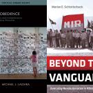 2 mugshots, 2 book covers