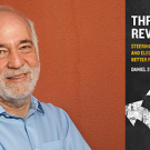 Dan Sperling mugshot, alongside book cover