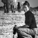 Caitlin O&rsquo;Connell and some of her research subjects.