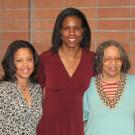 Organizers John Ortiz-Hutson, Michele Dyke, Rich&Atilde;&copy; Richardson and Arnette Bates, pictured with guest speaker Beverly Guy-Sheftall.