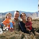 In March, after his second deployment in Iraq, Army Capt. Stephen Heringer was reunited with his wife, Sarah, and daughters Grace, 3, and Ella, 1.