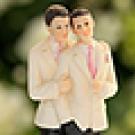 photo: figures of two grooms