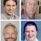 The Guggenheim Fellowship recipients are, clockwise from top left, Alan M. Taylor, Stephen Brush, Deborah Harkness and  Daniel Cox.  