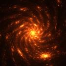 Graphic:star in swirls
