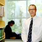 Deputy University Librarian George Bynon, above, says there is a debate on-going about whether the Patriot Act went too far. The library, he says, considers keeping the privacy of its patrons a priority.