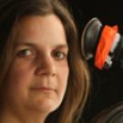 Photo: Associate Professor Julie Wyman on the set of "Strong!"