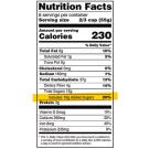 Illustration: nutrition label