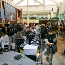 People order from Swirlz in the Coffee House