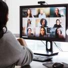 students video chat during internship