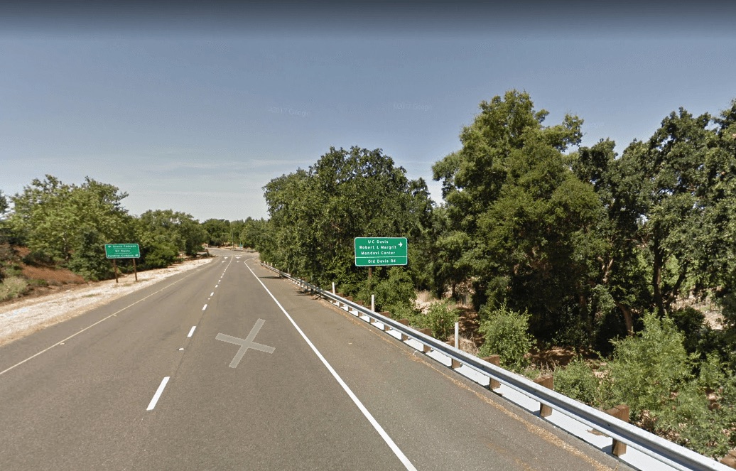 freeway sign on google
